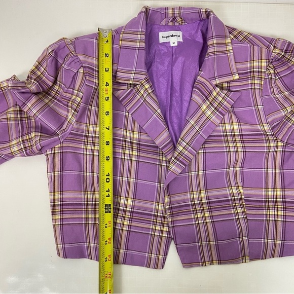 Superdown Dione Blazer Skirt Set in Purple - Picture 5 of 12